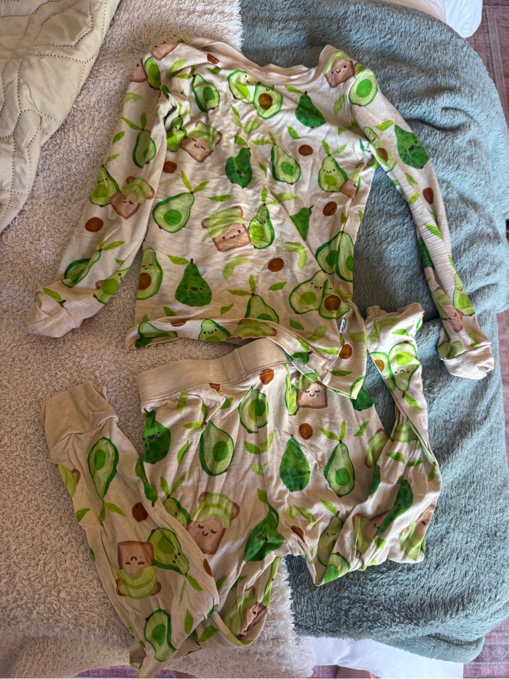Little Sleepies Avocado Toast Pajama Set